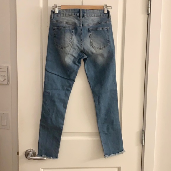 Acne Studios Skin 5 Deep Mid Rise Crop Jeans - Picture 4 of 11